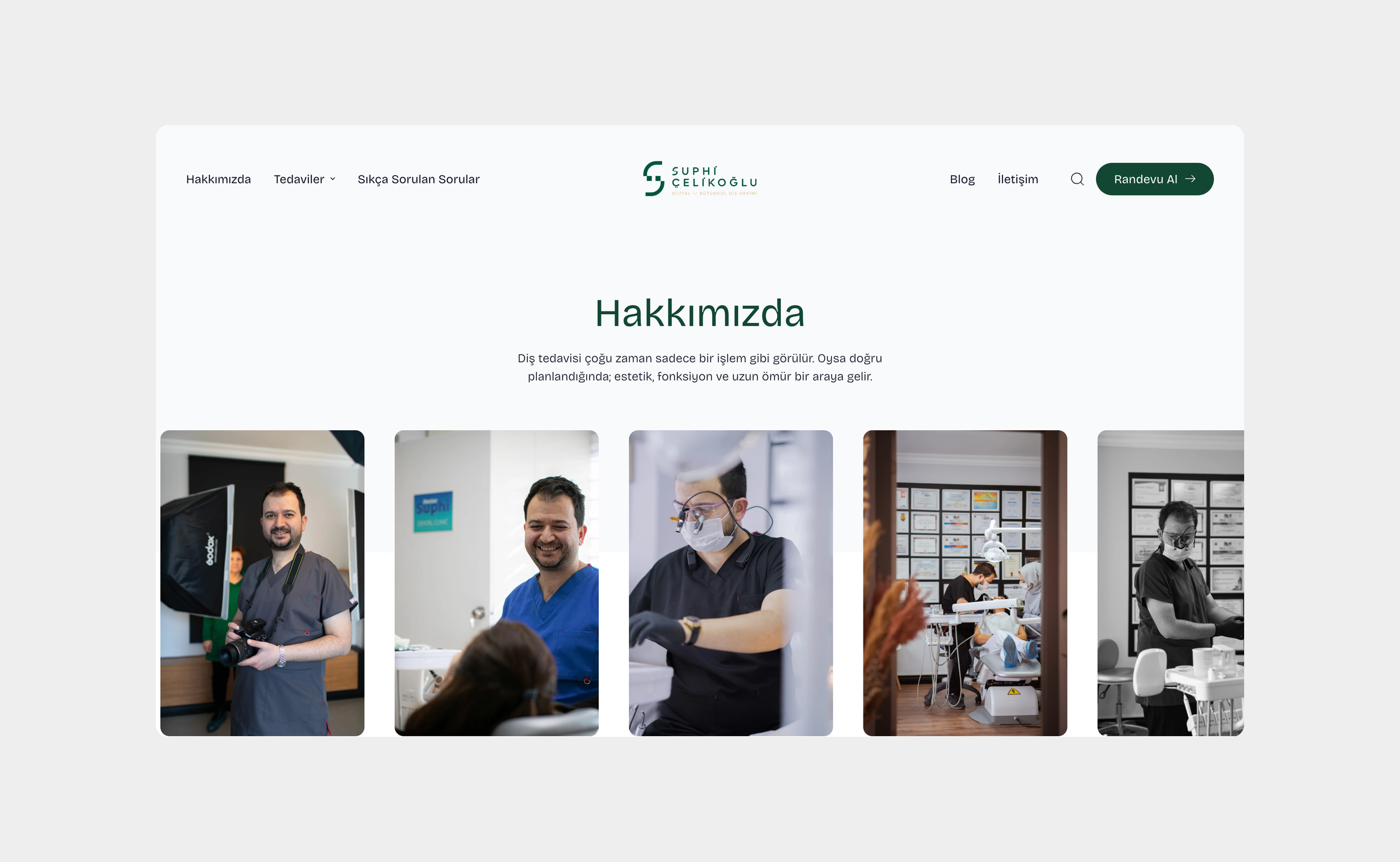 Dt. Suphi Çelikoğlu website preview