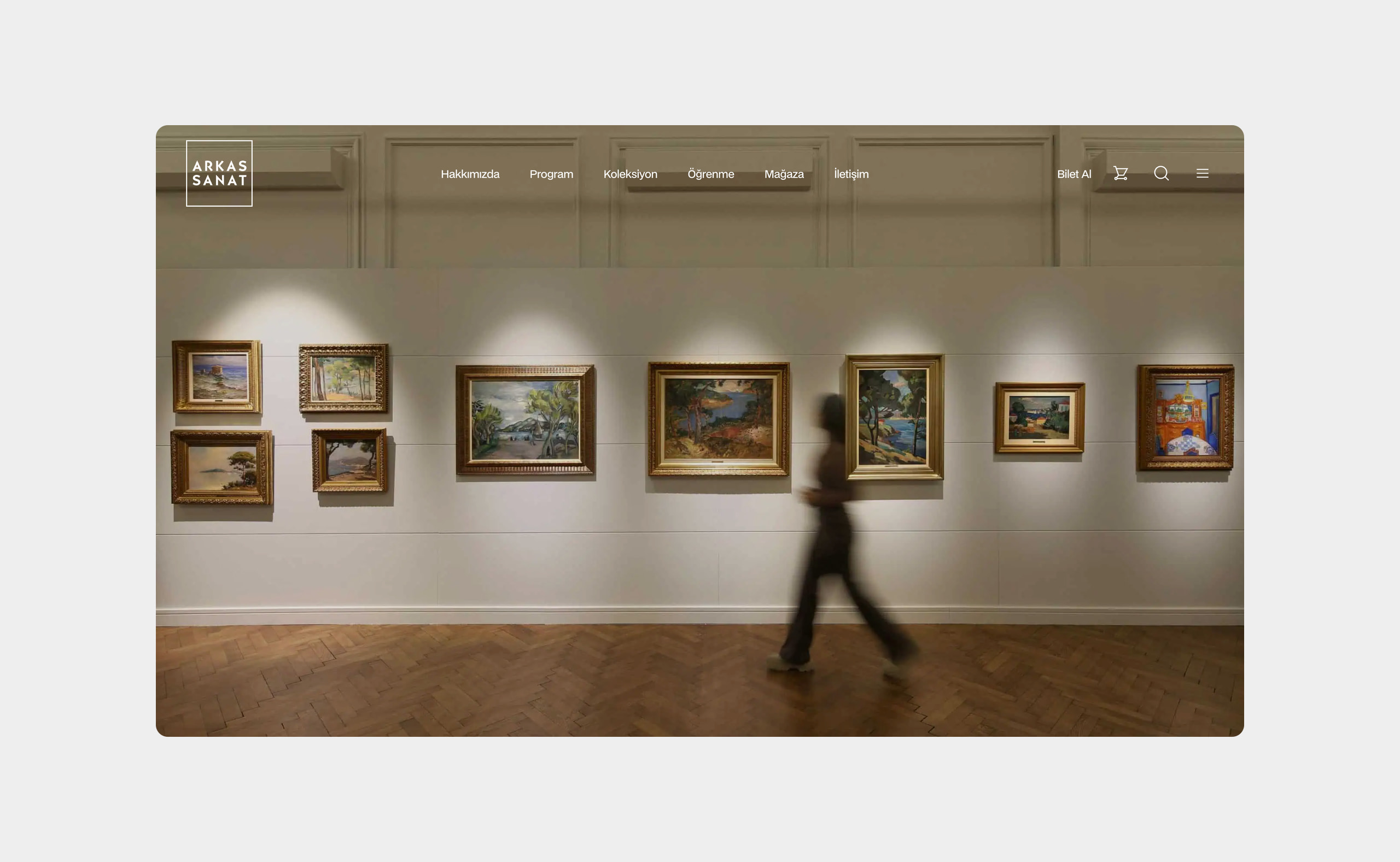 Arkas Sanat website preview