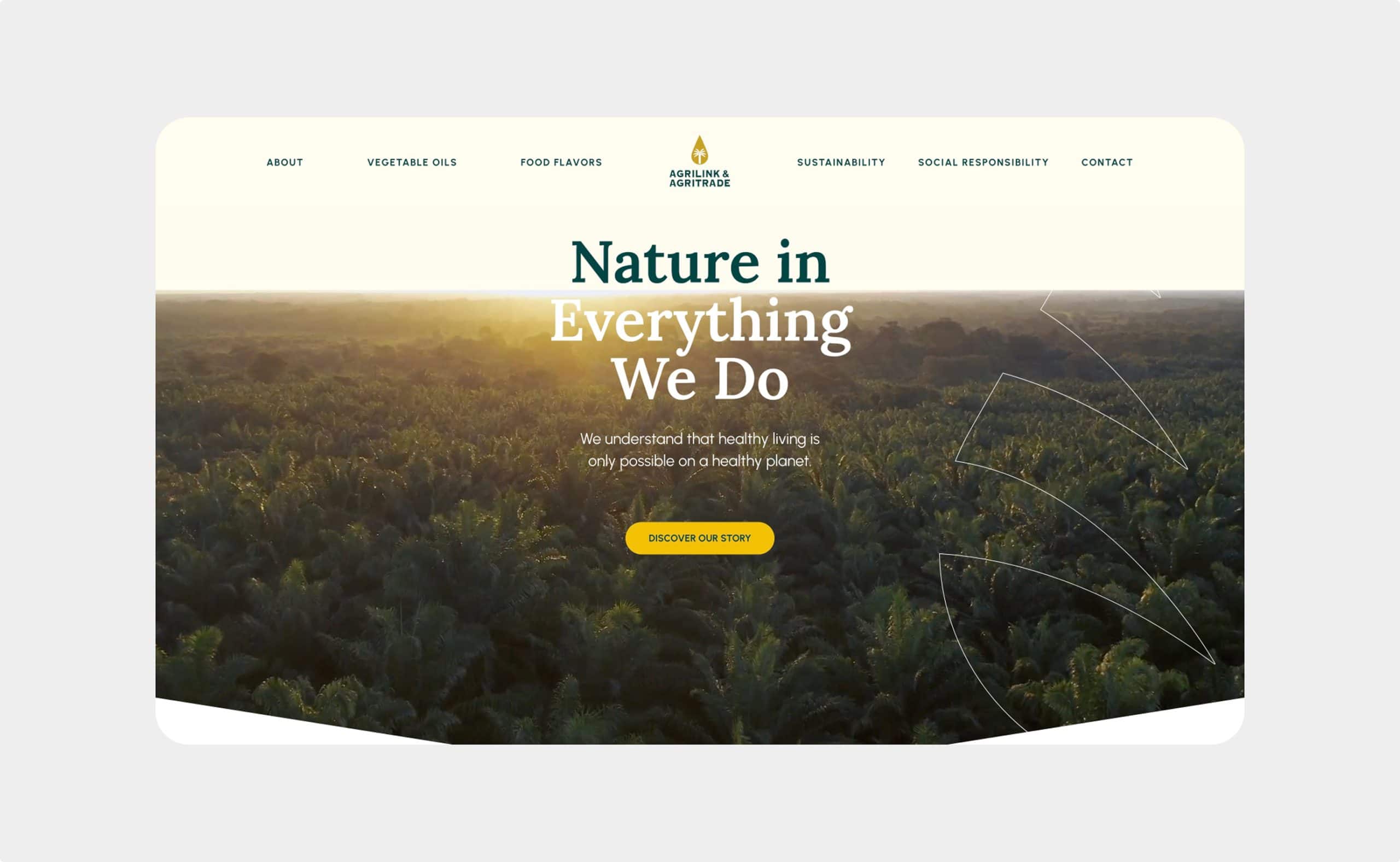 Agritrade web sitesi önizlemesi