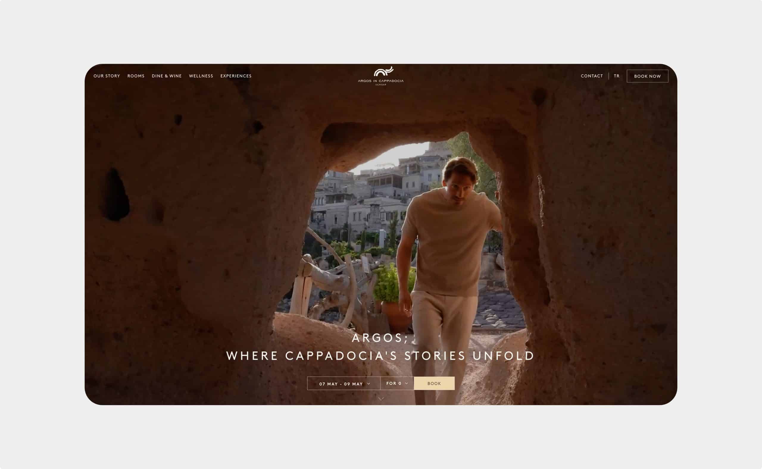 Argos in Cappadocia web sitesi önizlemesi