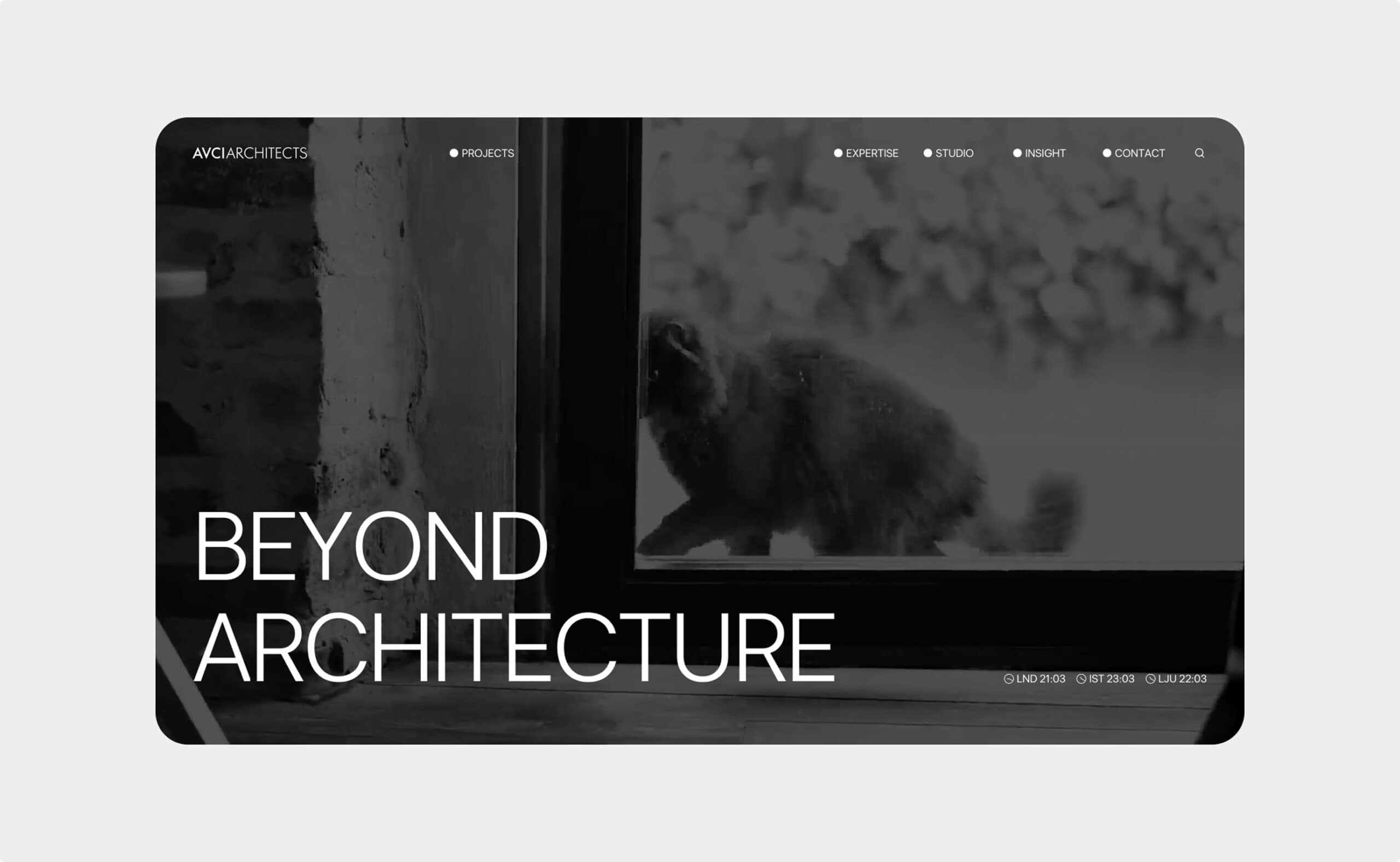 Avcı Architects website preview