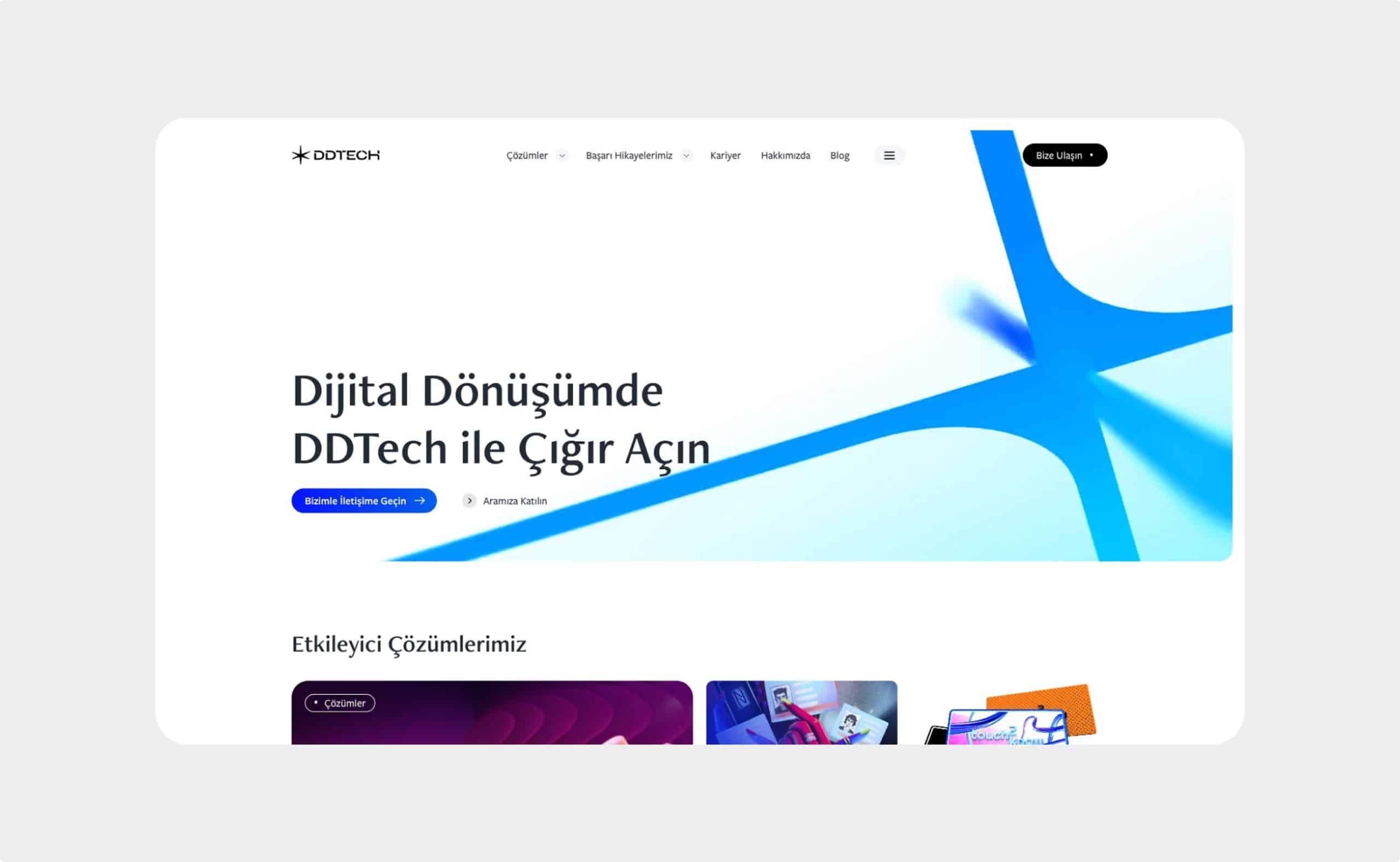 DDTech website preview