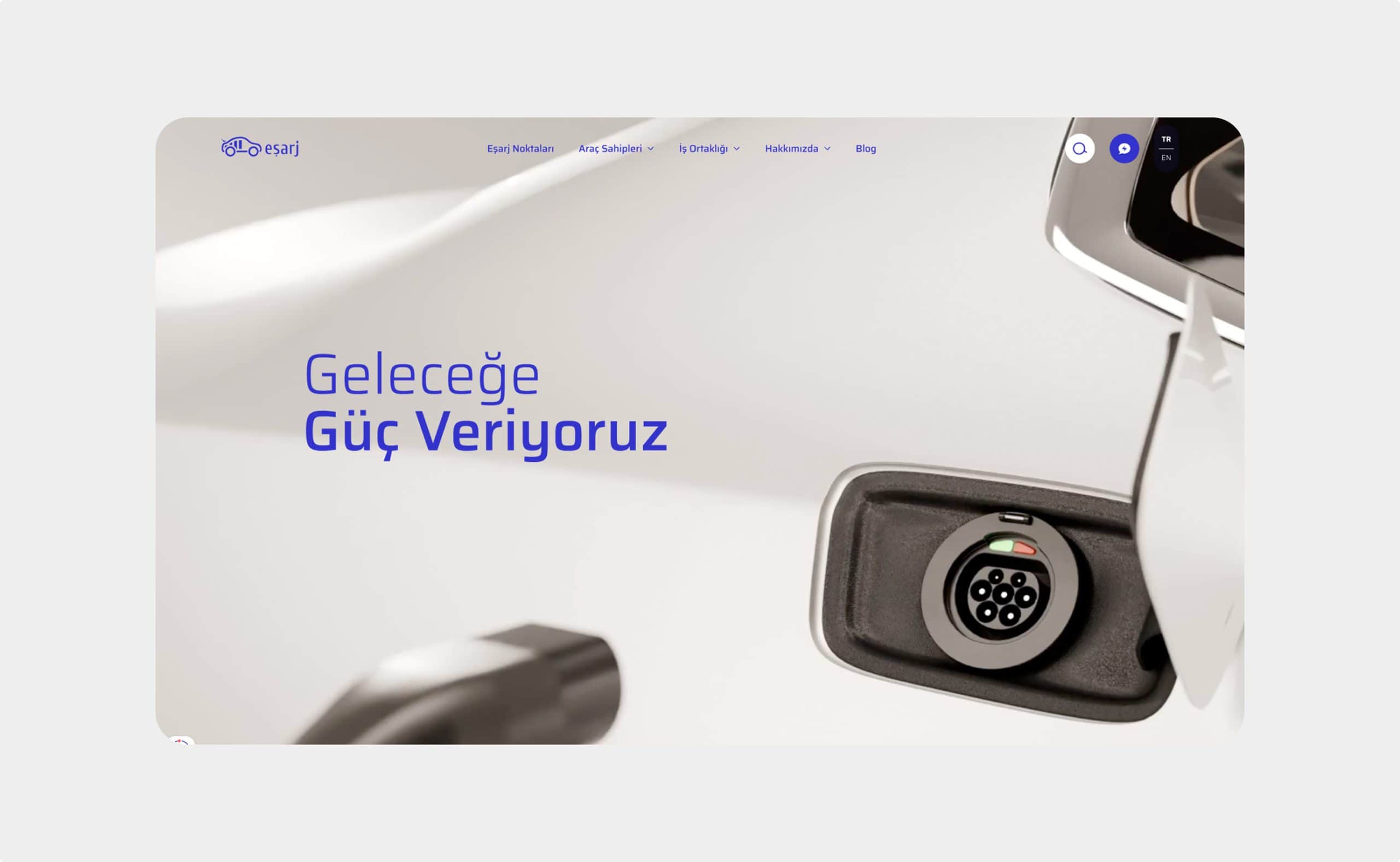 Eşarj website preview
