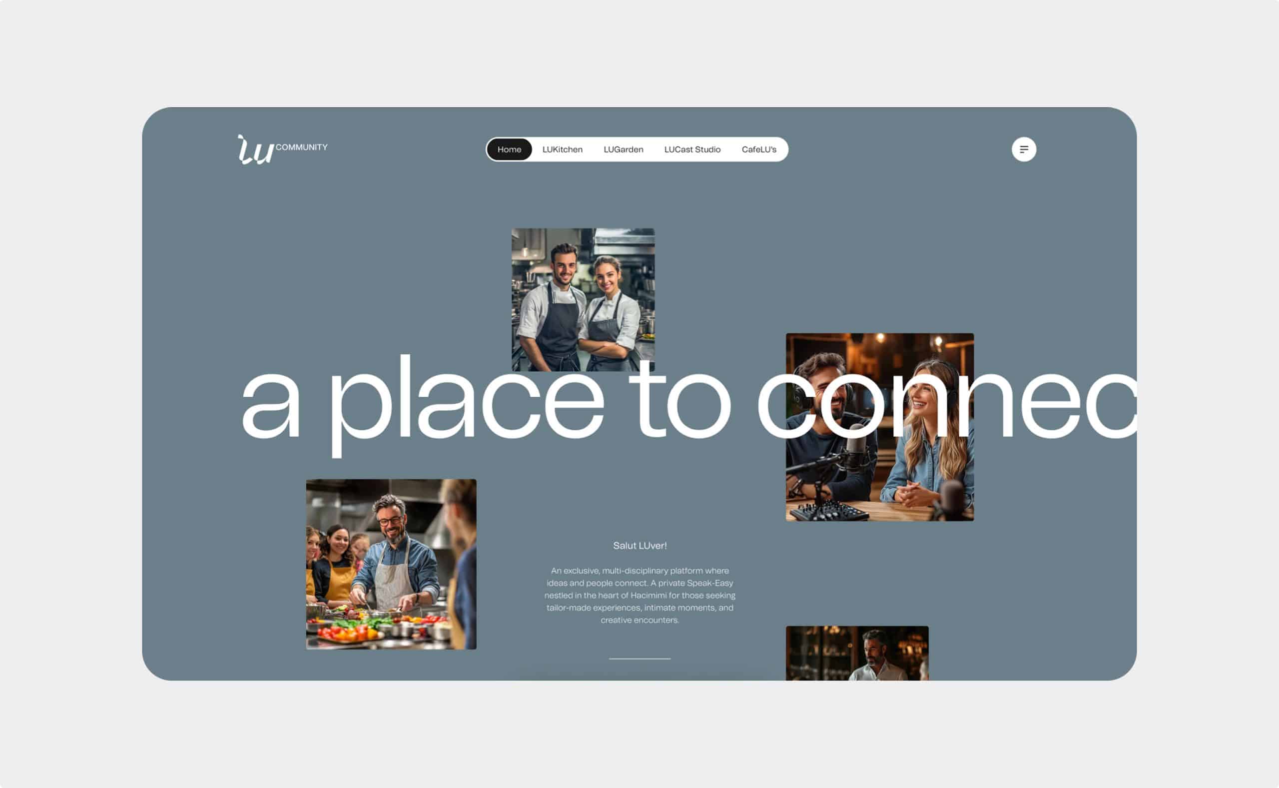 LuCommunity website preview