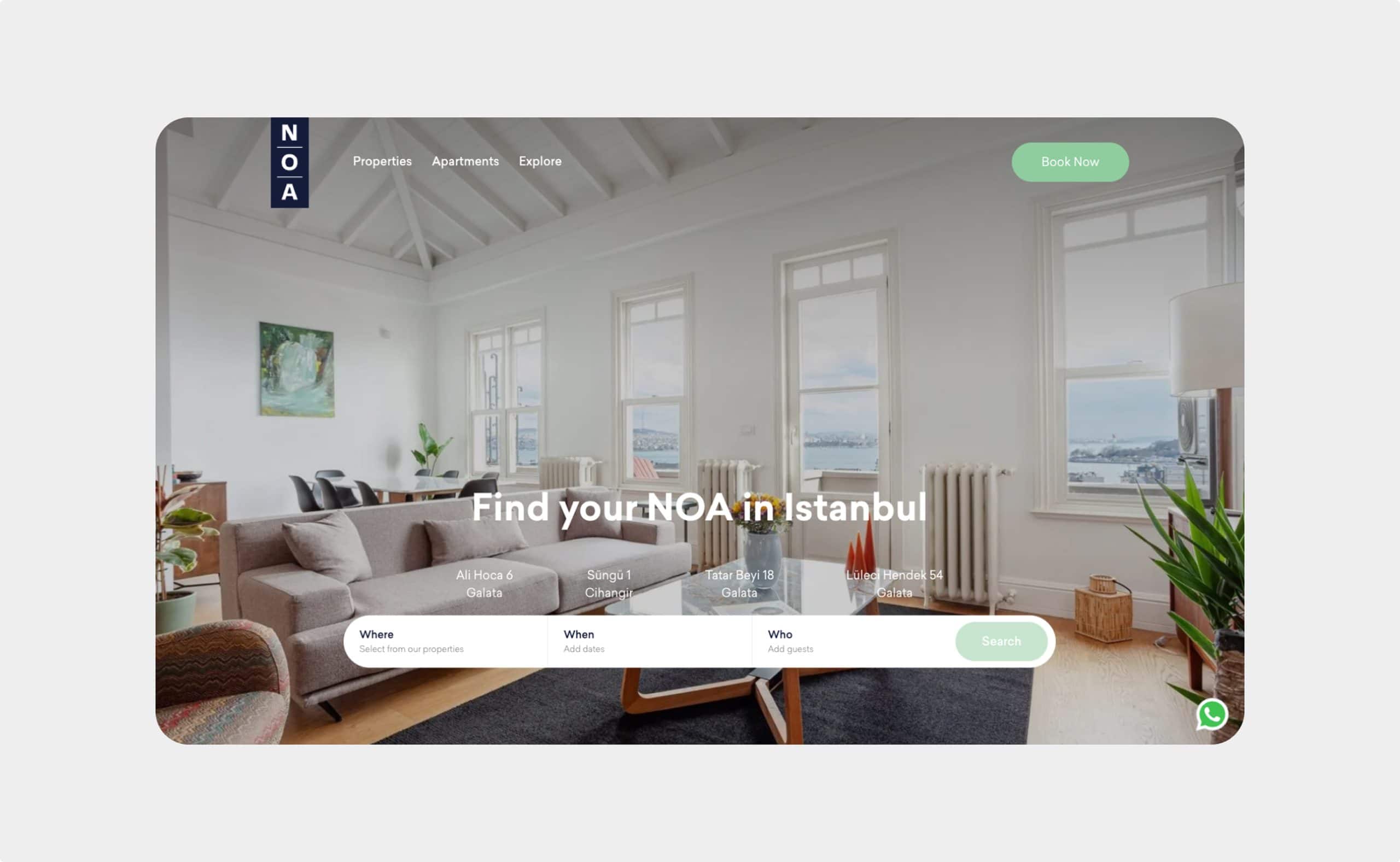 NOA website preview