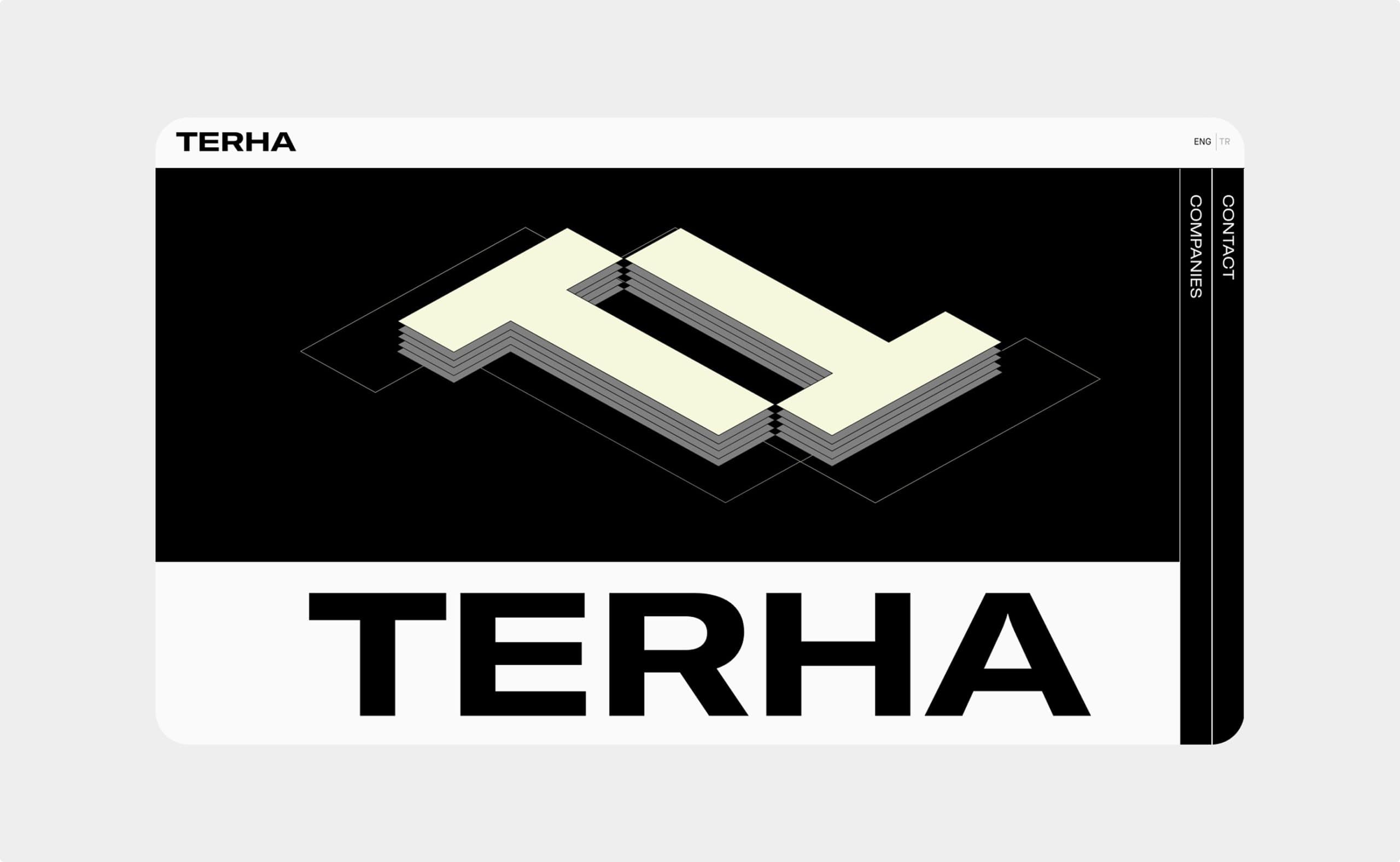 Terha web sitesi önizlemesi