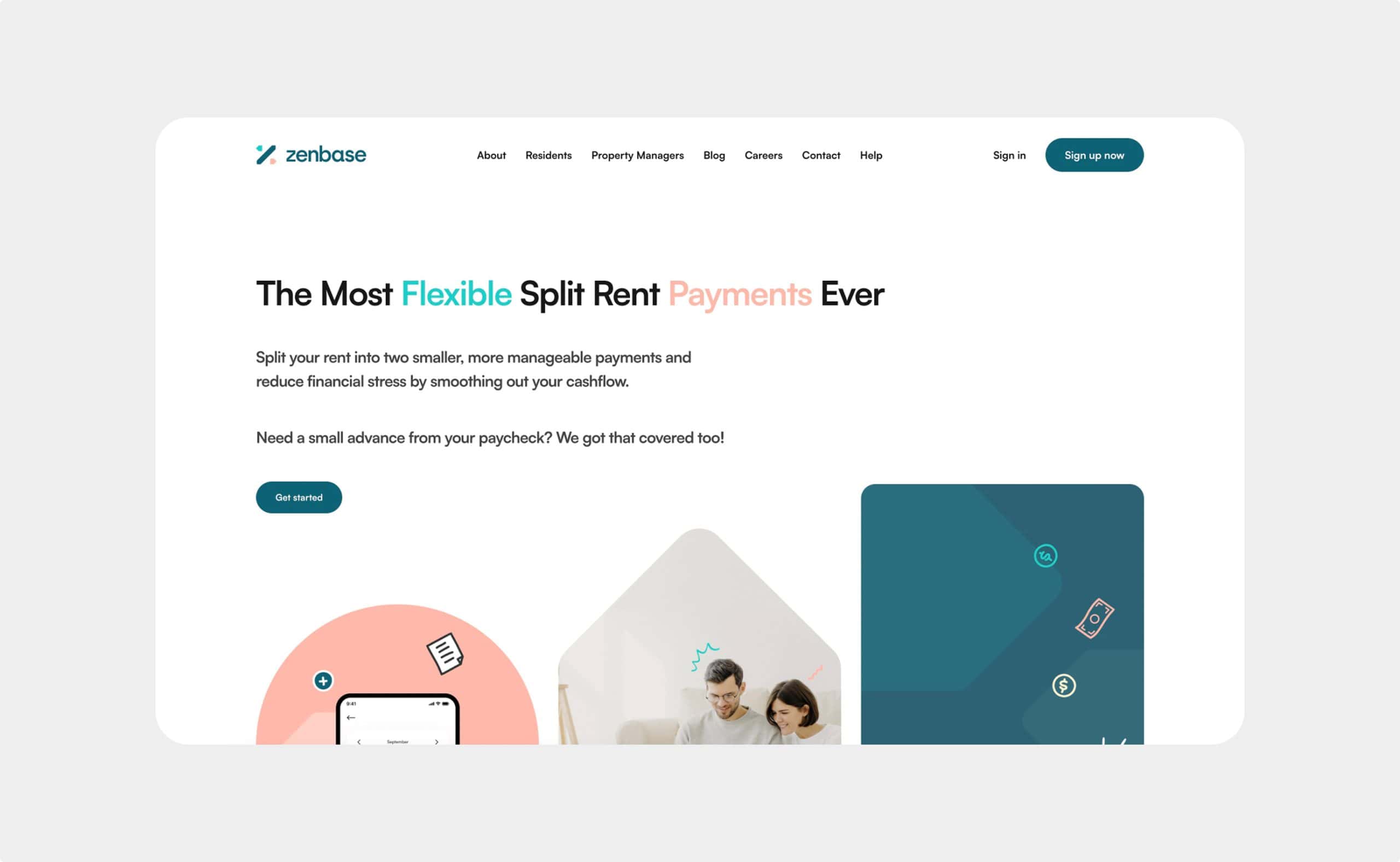 Zenbase website preview